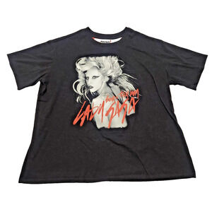 BORN THIS WAY Lady Gaga Mayhem T-Shirt Black Women's Size XXL
